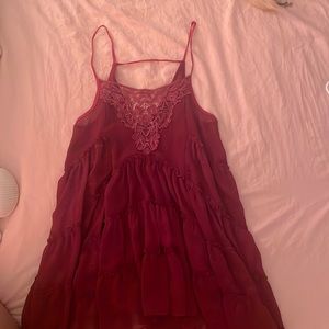 Free people lingerie teddy dress